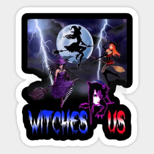 Halloween Witches Funny Scary Strong Independent Woman Sticker